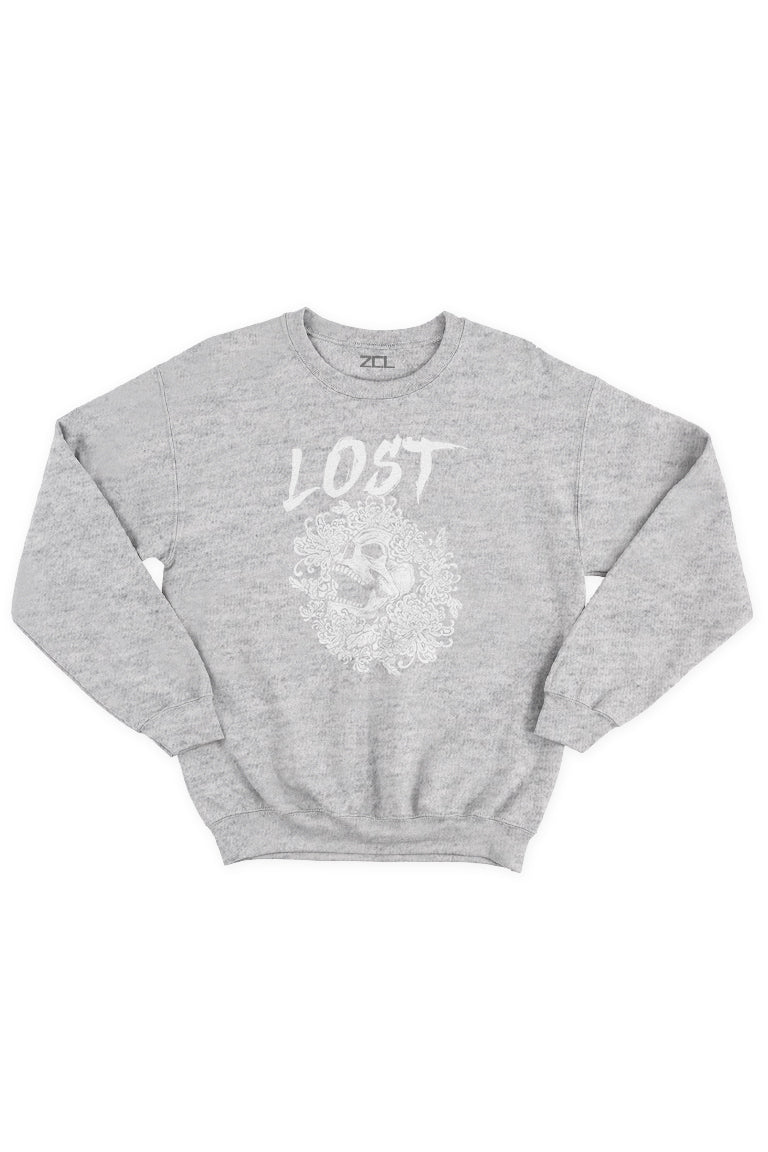 Lost Within Crewneck Sweatshirt (White Logo) - Zamage