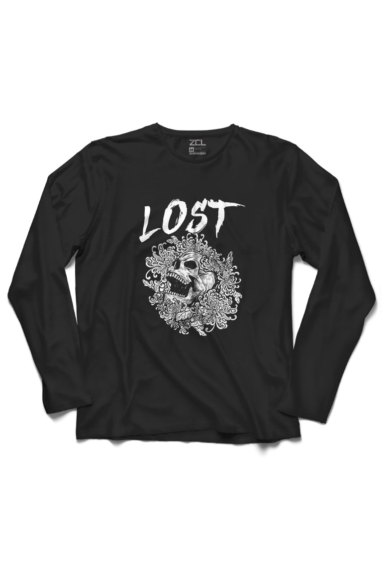 Lost Within Long Sleeve Tee (White Logo) - Zamage