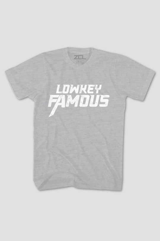 Lowkey Famous Tee (White Logo) - Zamage