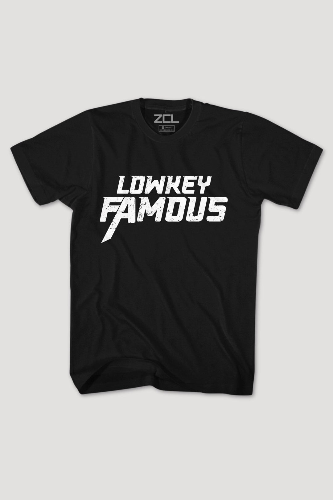 Lowkey Famous Tee (White Logo) - Zamage