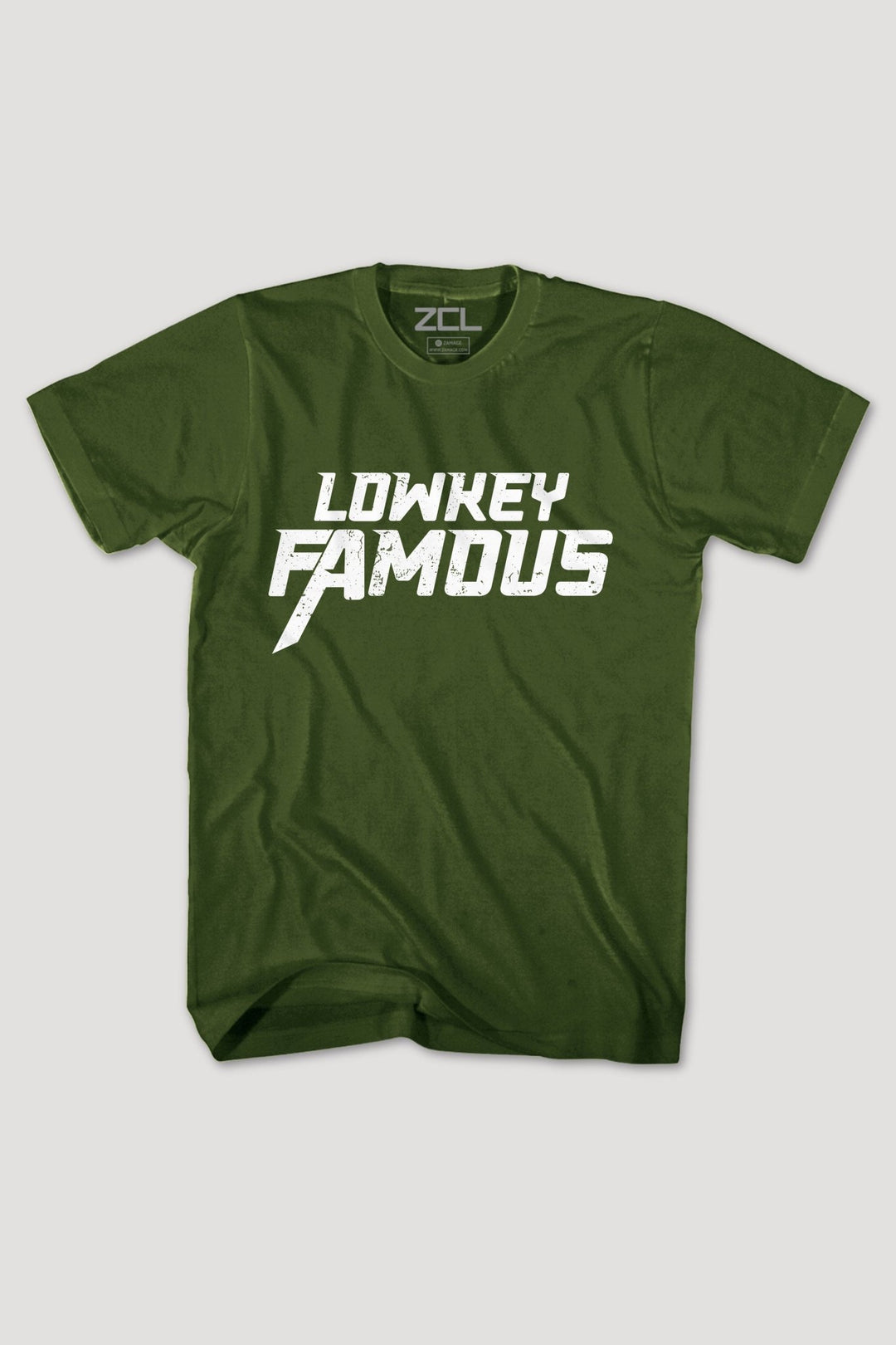 Lowkey Famous Tee (White Logo) - Zamage