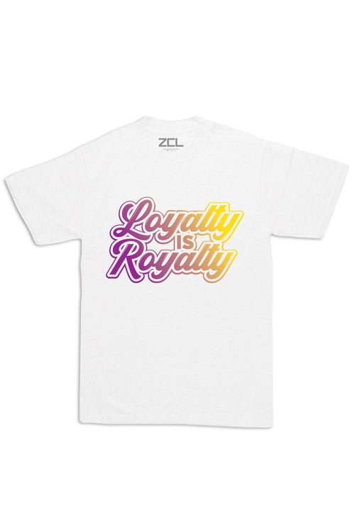 Oversized Loyalty Is Royalty Tee (Multi Color Logo) - Zamage