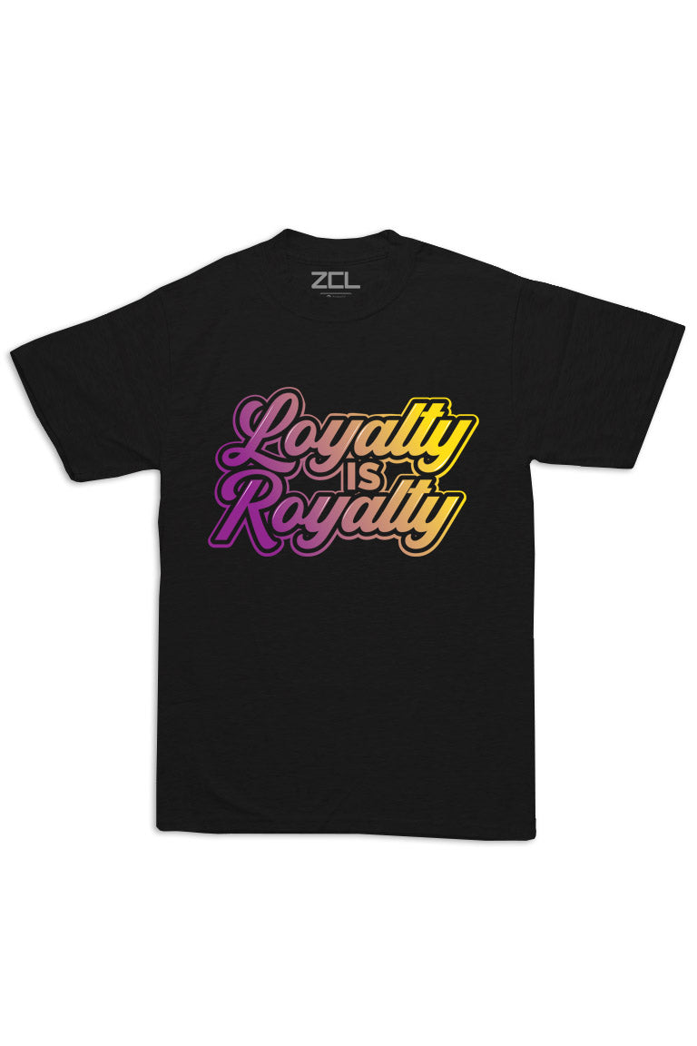 Oversized Loyalty Is Royalty Tee (Multi Color Logo) - Zamage