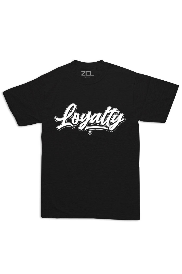 Oversized Loyalty Tee (White Logo) - Zamage