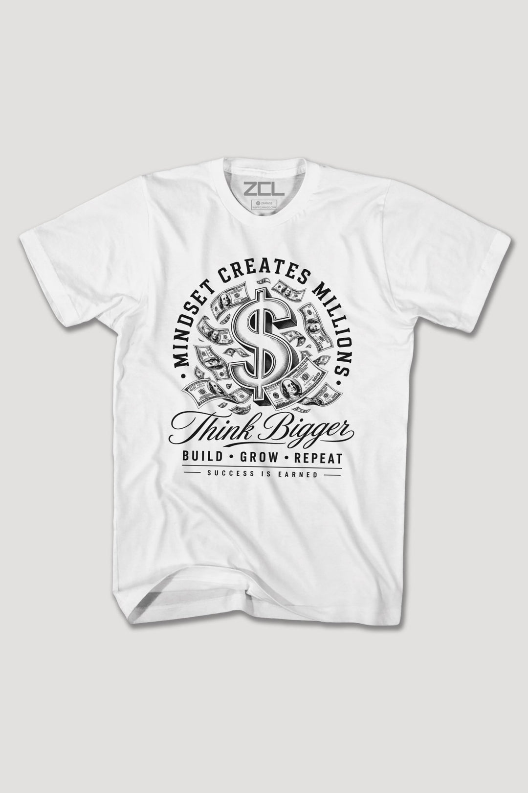 MINDSET CREATE MILLIONS TEE - Zamage