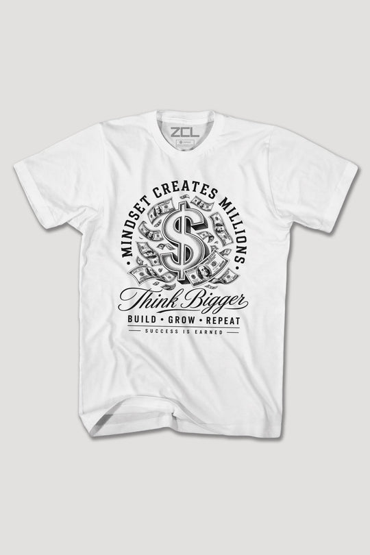 MINDSET CREATE MILLIONS TEE - Zamage