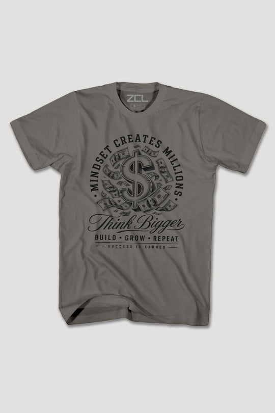 MINDSET CREATE MILLIONS TEE - Zamage