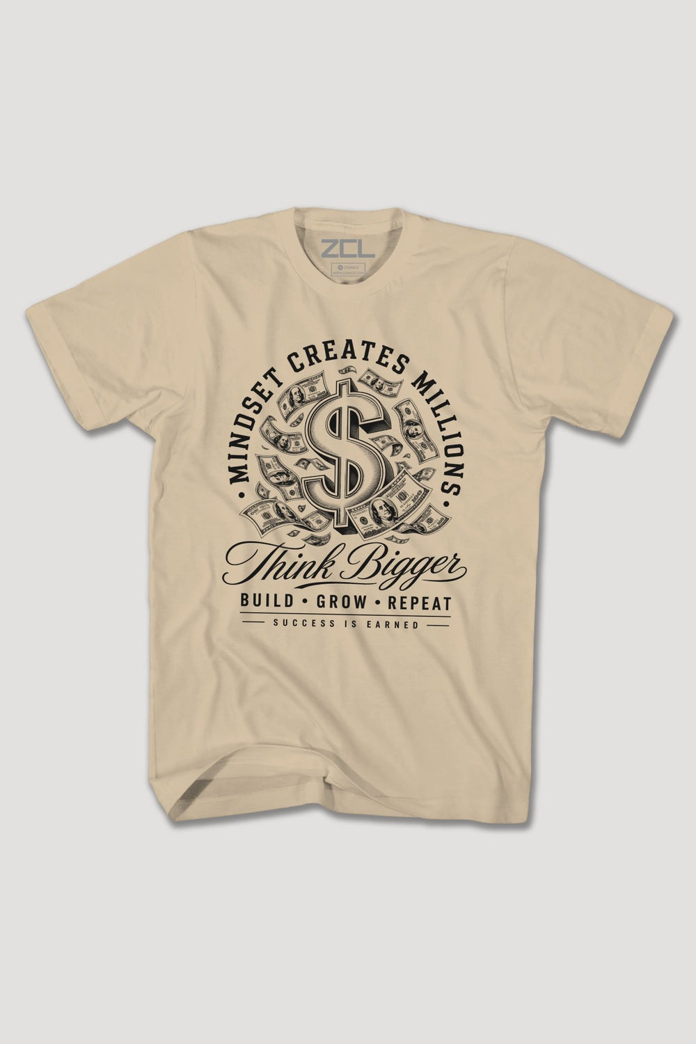 MINDSET CREATE MILLIONS TEE - Zamage