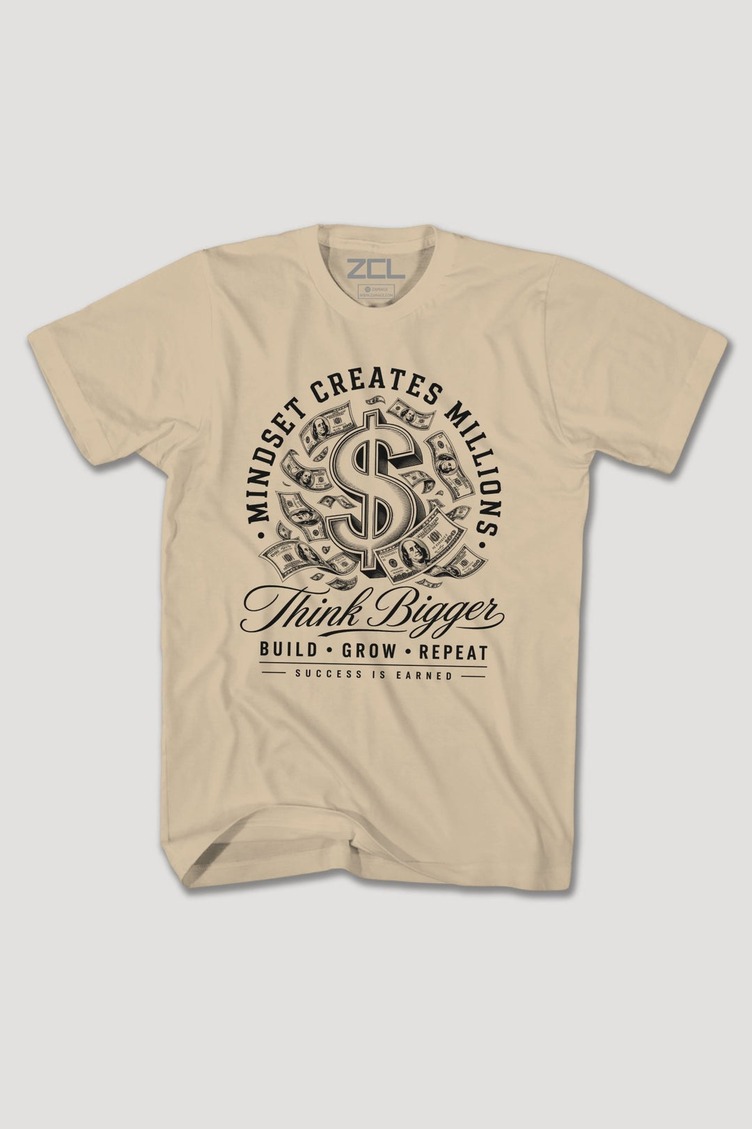 MINDSET CREATE MILLIONS TEE - Zamage