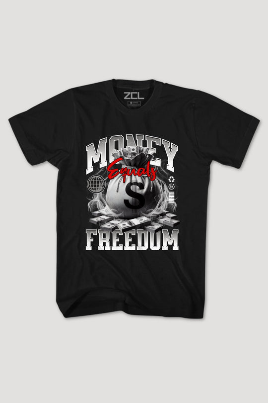 Money Freedom Tee (Multi Color Logo) - Zamage