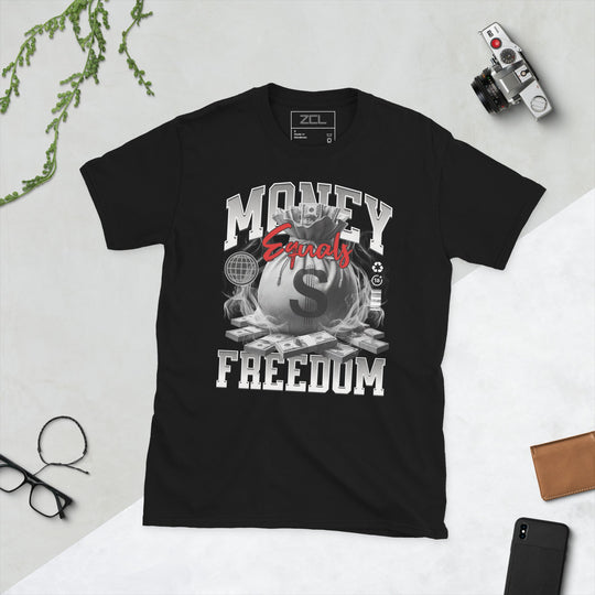 Money Freedom Tee (Multi Color Logo) - Zamage