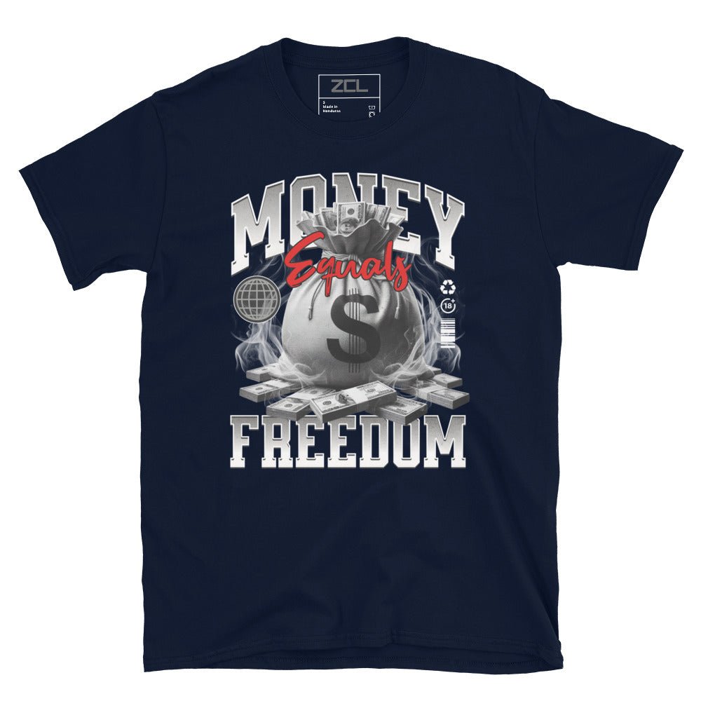 Money Freedom Tee (Multi Color Logo) - Zamage