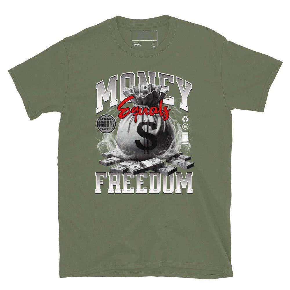 Money Freedom Tee (Multi Color Logo) - Zamage