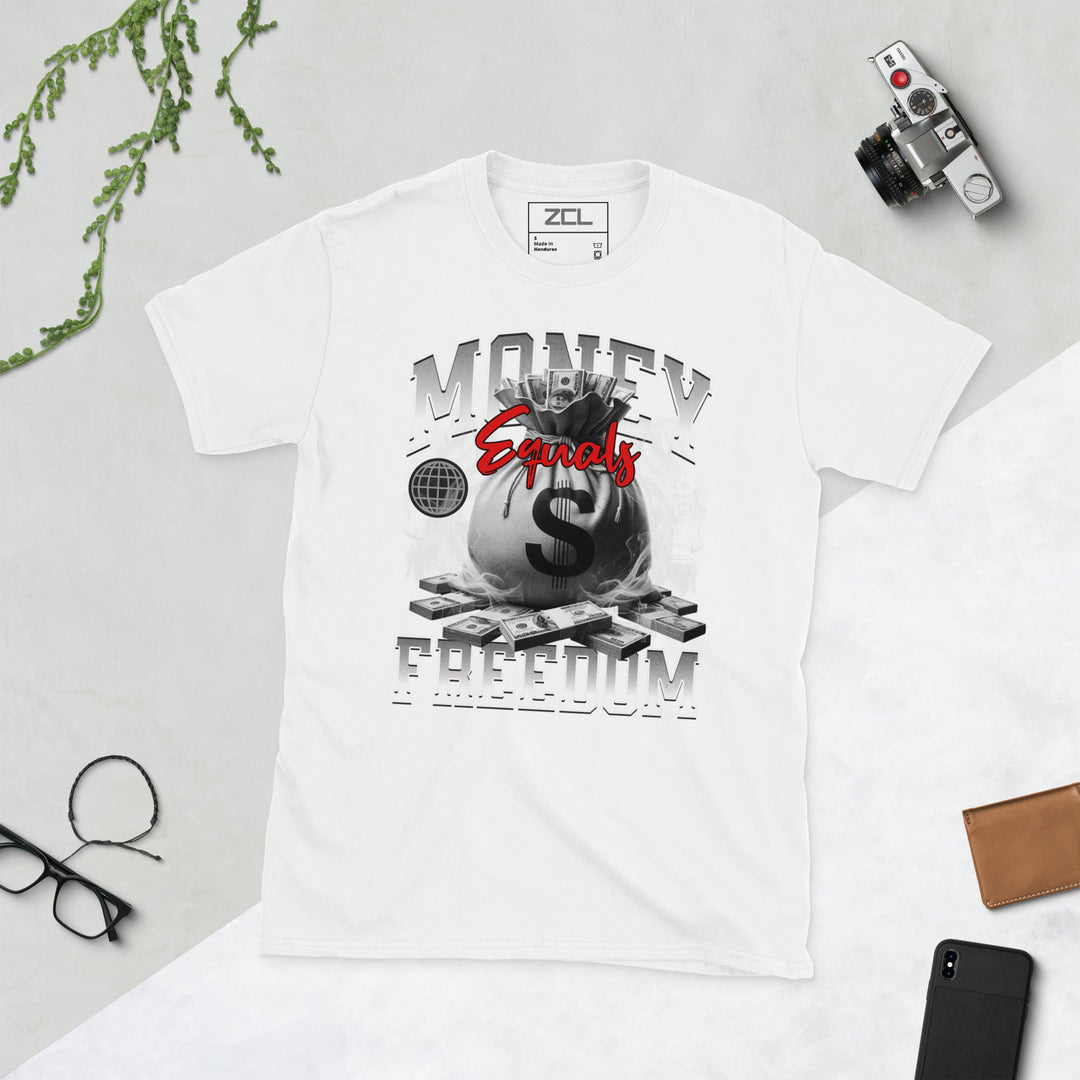 Money Freedom Tee (Multi Color Logo) - Zamage