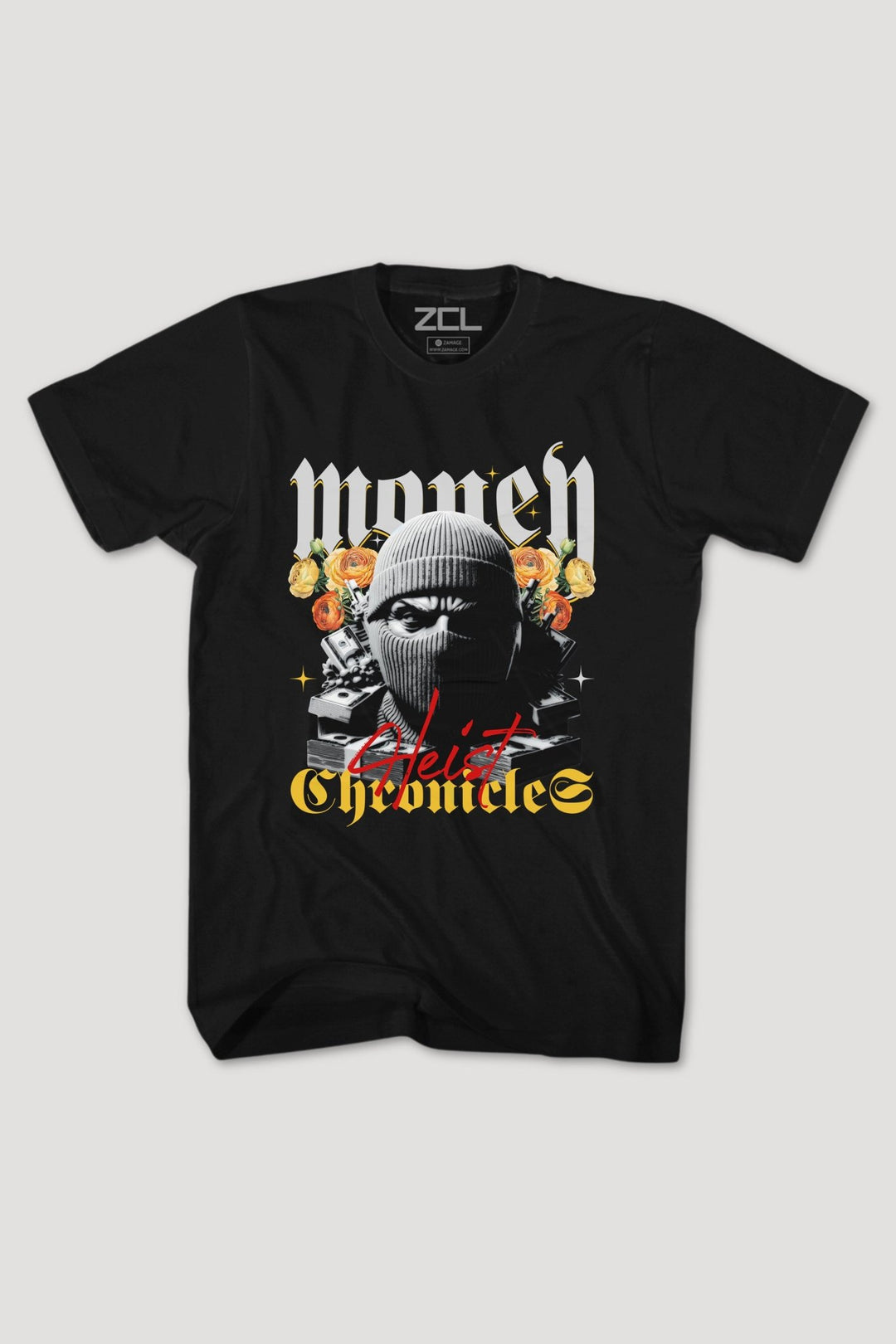 Money Heist Tee (Multi Color Logo) - Zamage