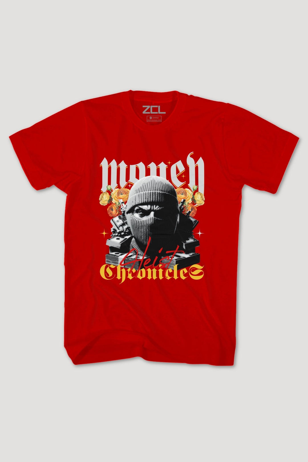 Money Heist Tee (Multi Color Logo) - Zamage