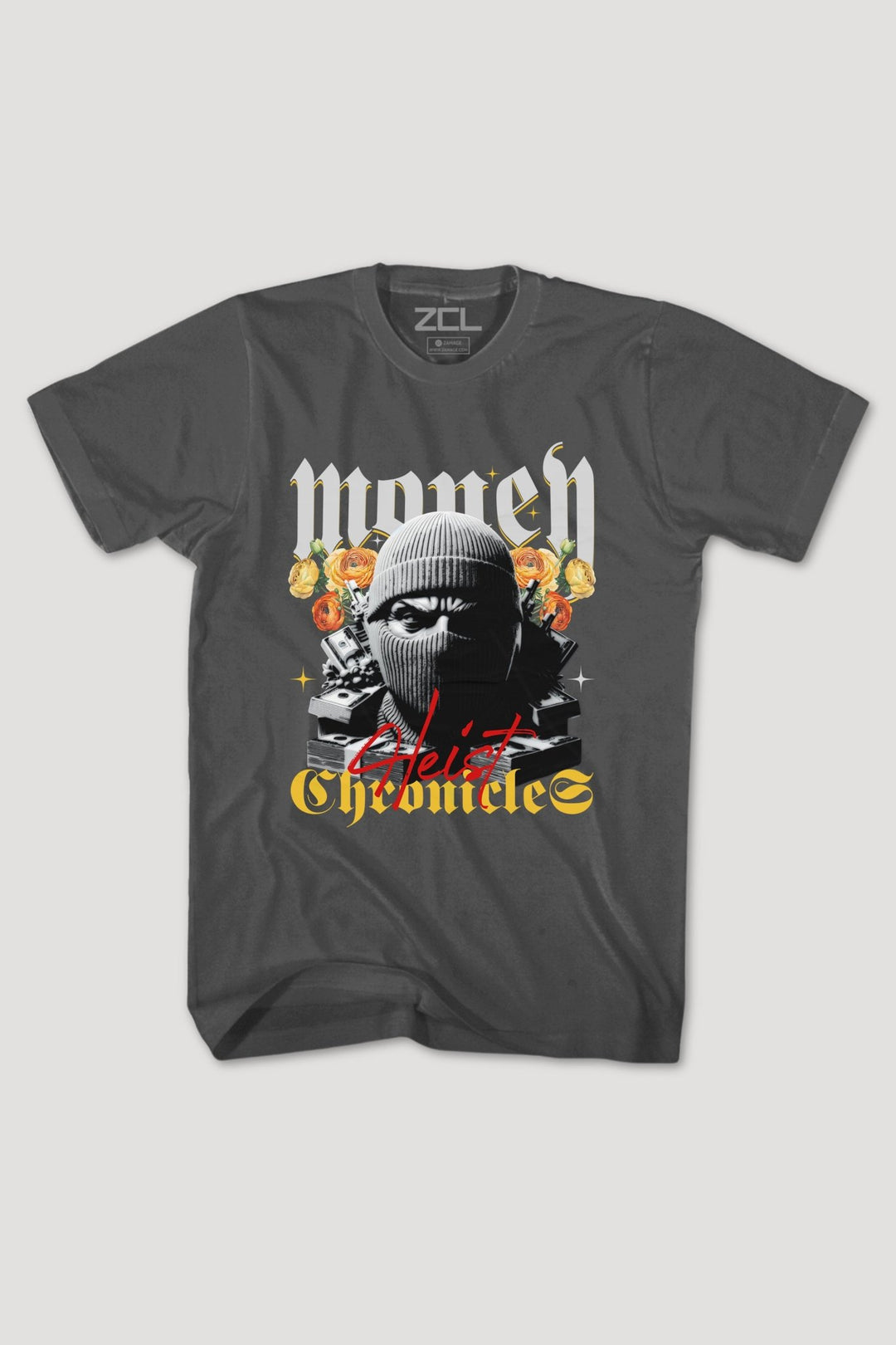 Money Heist Tee (Multi Color Logo) - Zamage