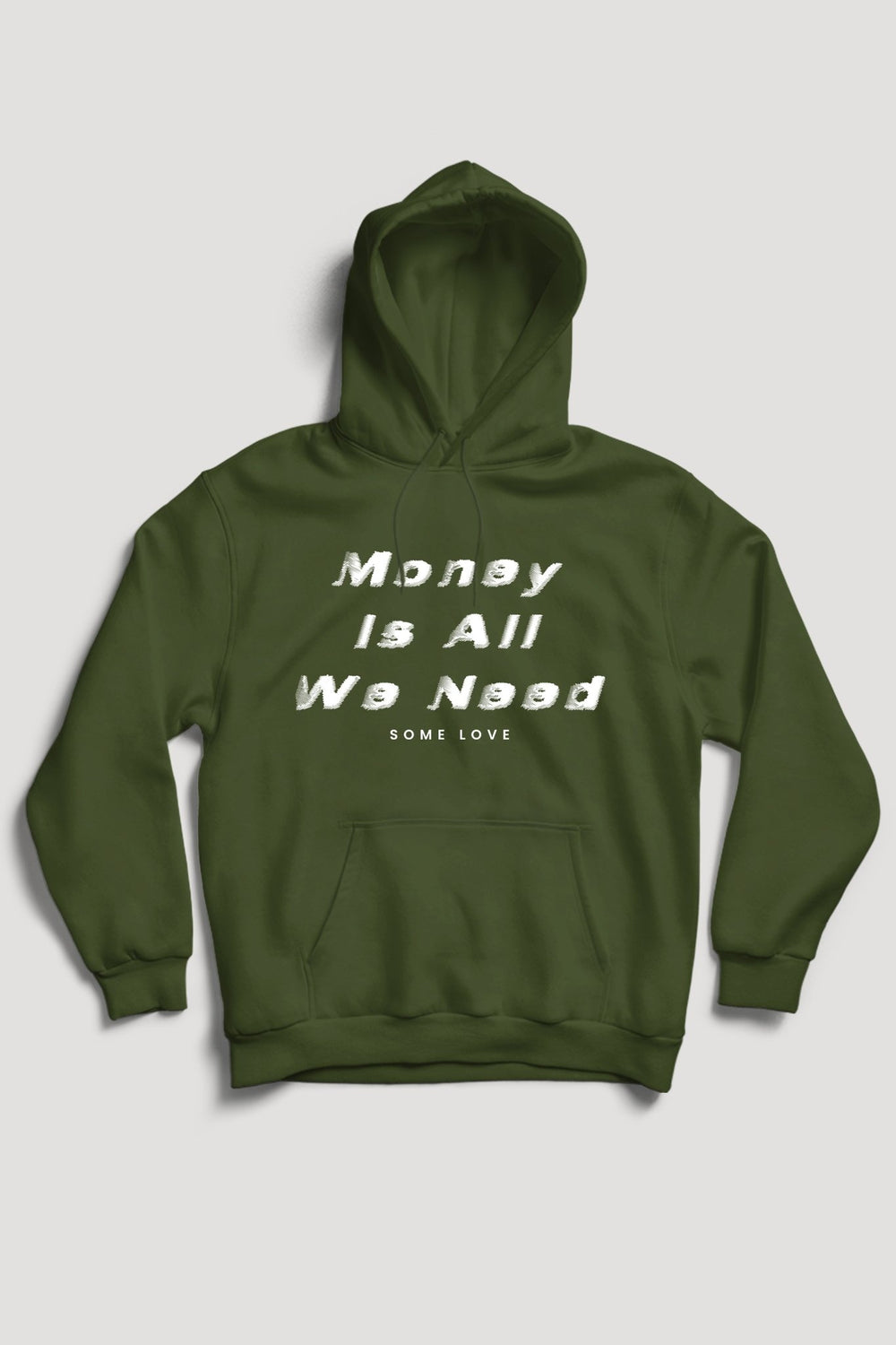 Money Is All We Need Hoodie (White Logo) - Zamage
