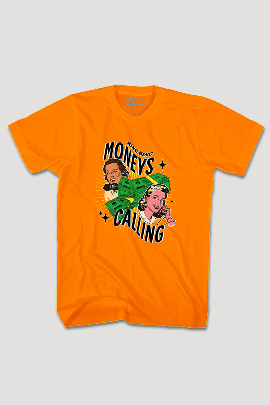 Moneys Calling Tee (Multi Color Logo) - Zamage