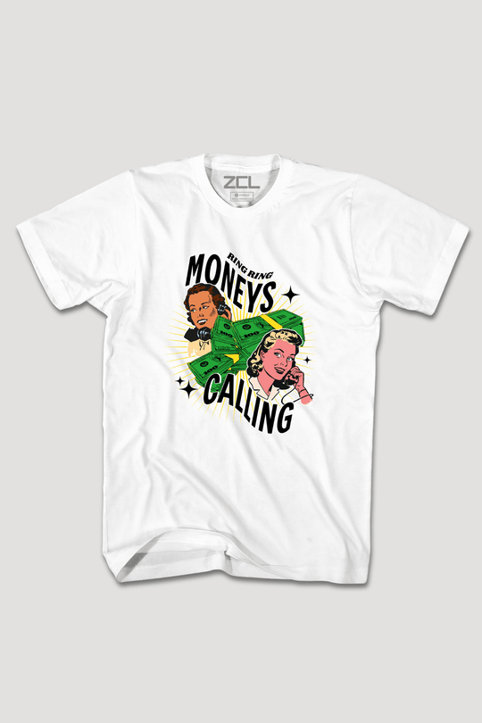 Moneys Calling Tee (Multi Color Logo) - Zamage