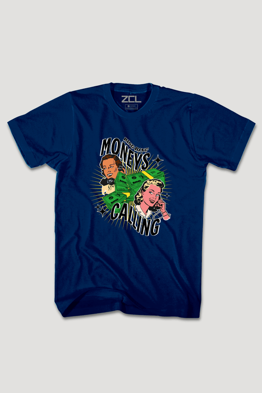 Moneys Calling Tee (Multi Color Logo) - Zamage