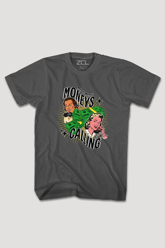 Moneys Calling Tee (Multi Color Logo) - Zamage