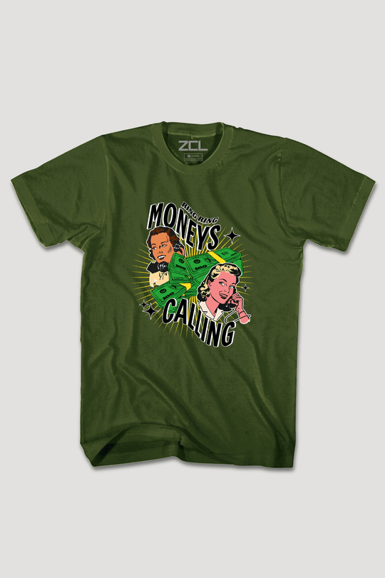 Moneys Calling Tee (Multi Color Logo) - Zamage