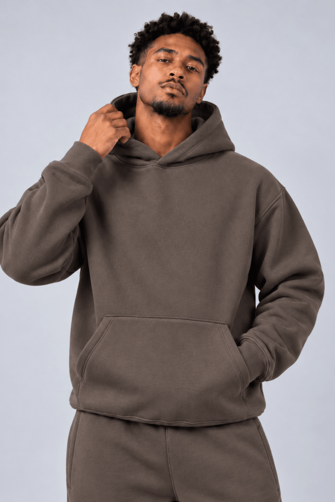 Motion Hoodie (Brown) - Zamage