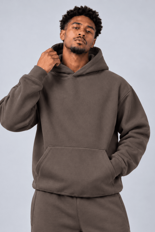 Motion Hoodie (Brown) - Zamage