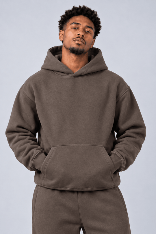 Motion Hoodie (Brown) - Zamage