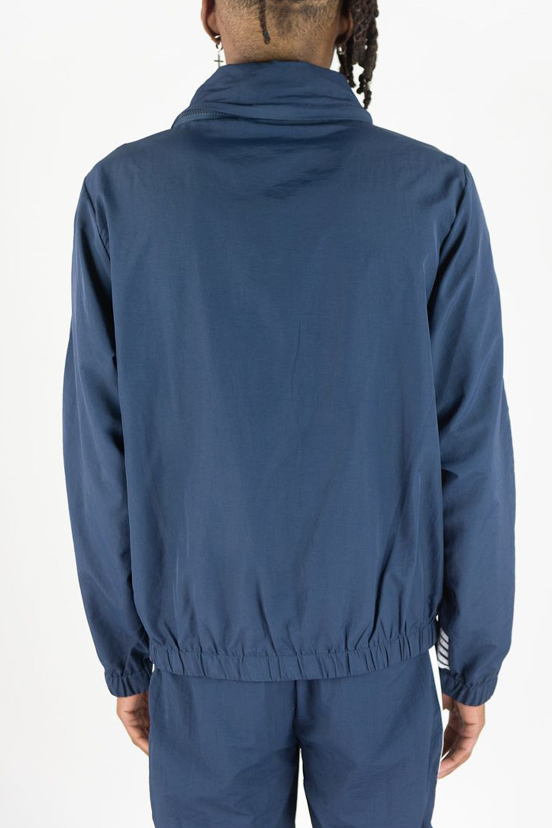 Bent Stripe Nylon Jacket (Navy)