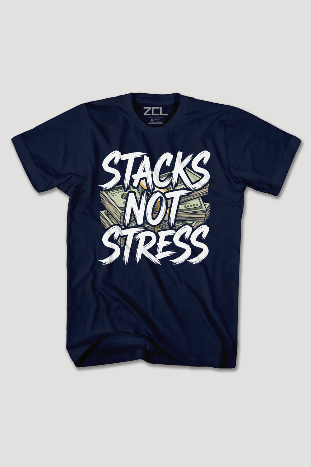 STACKS NOT STRESS TEE