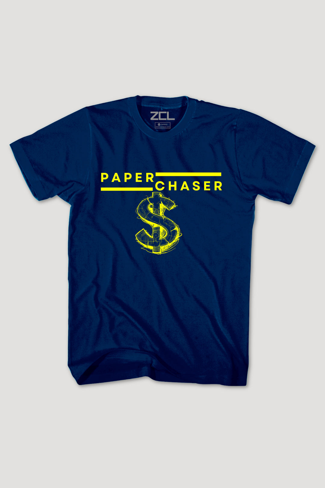 Paper Chaser Tee (Yellow Logo)