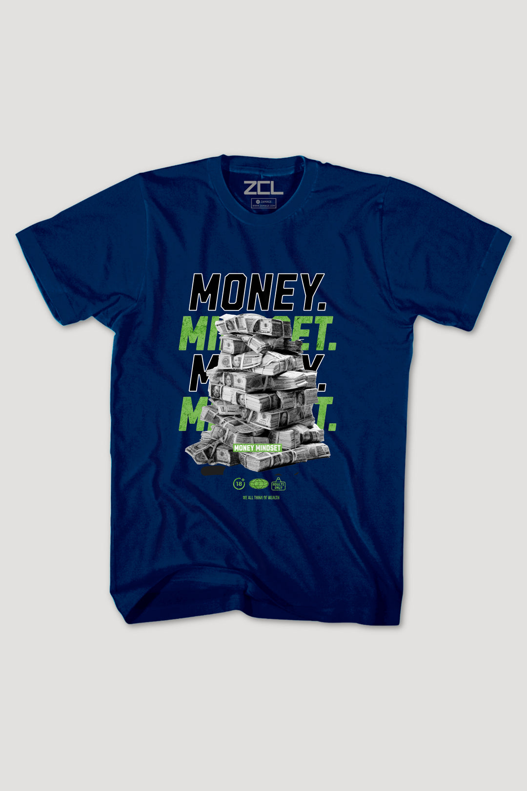 Money Mindset Tee (Multi Color Logo)