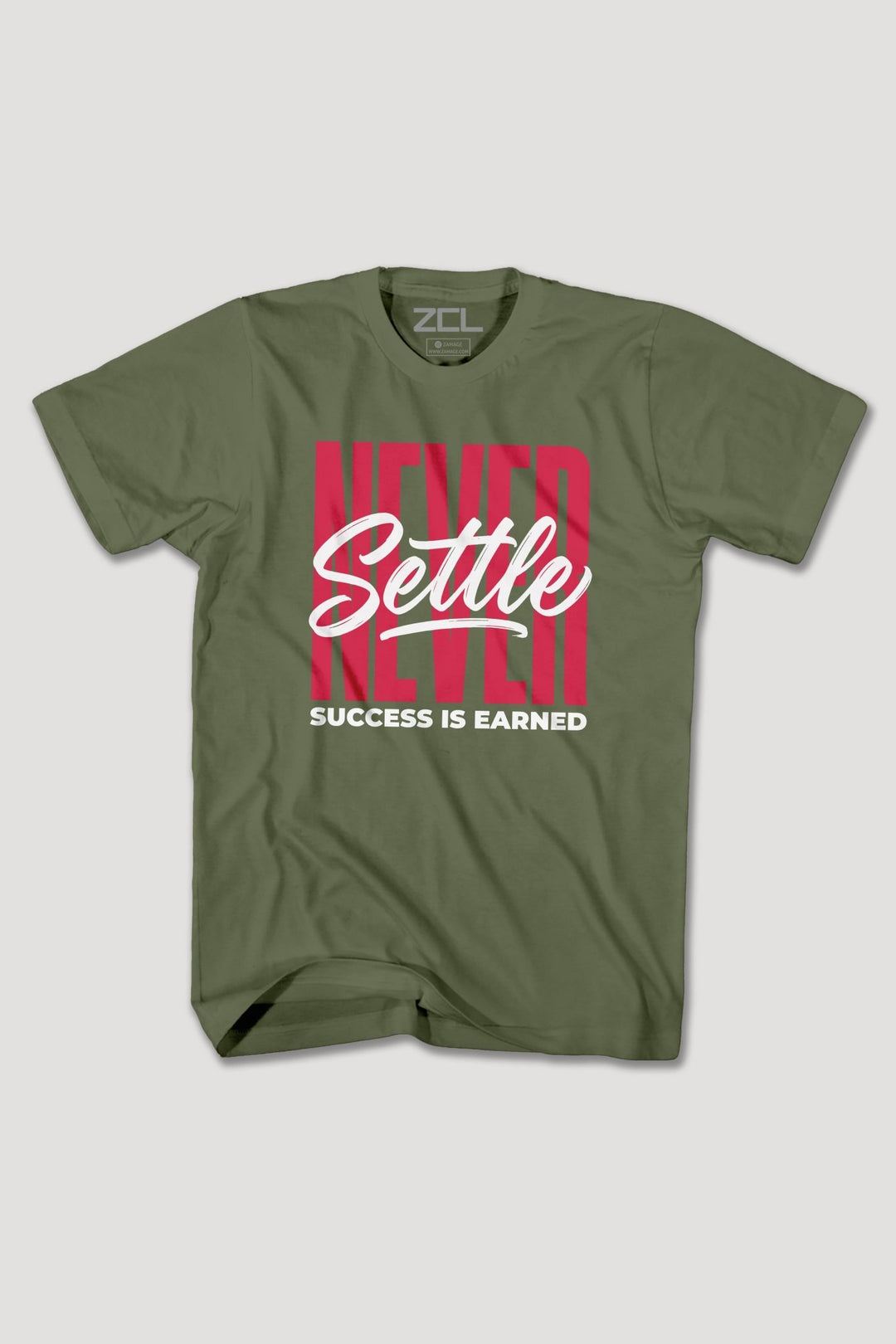 NEVER SETTLE TEE - Zamage