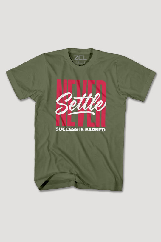 NEVER SETTLE TEE - Zamage