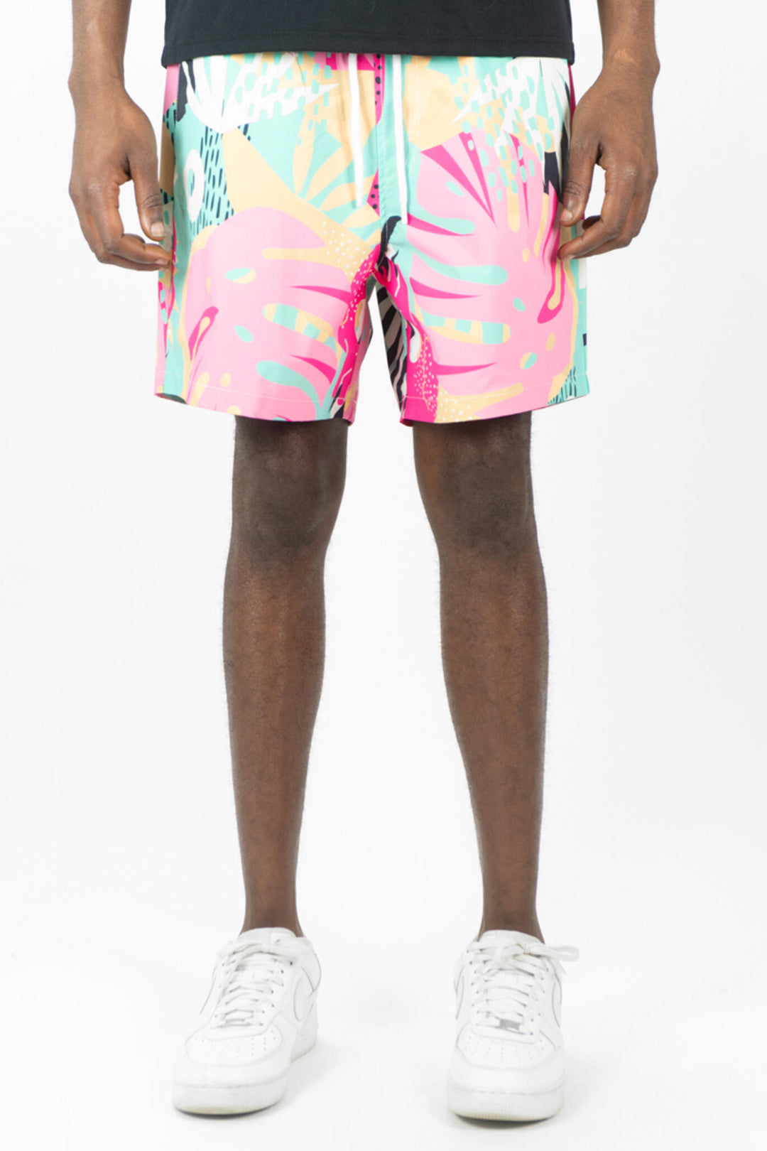 Tropical Board Shorts (Pink) (141-977) - Zamage