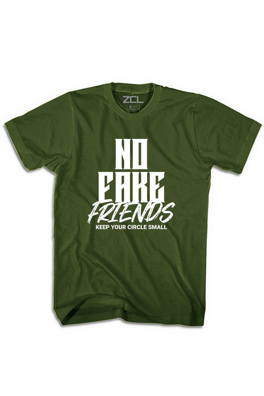 No Fake Friends Tee (White Logo) - Zamage