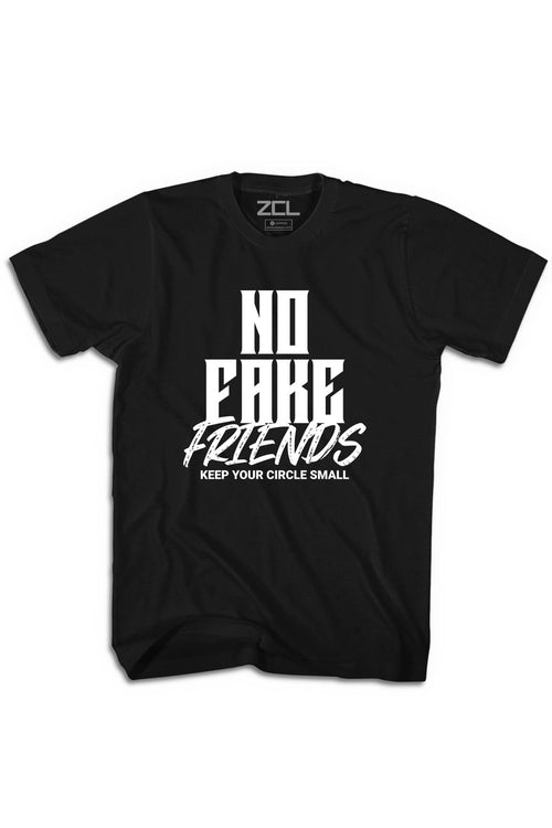 No Fake Friends Tee (White Logo) - Zamage