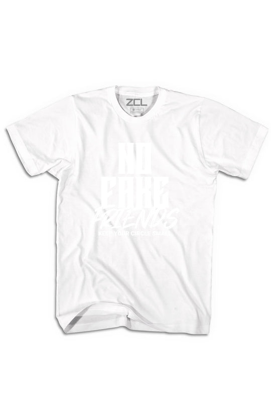 No Fake Friends Tee (White Logo) - Zamage