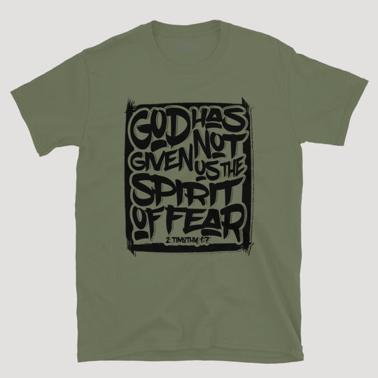 No Fear Tee (Black Logo) - Zamage