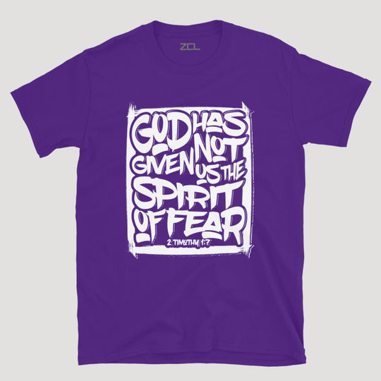No Fear Tee (White Logo) - Zamage