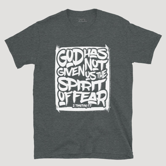 No Fear Tee (White Logo) - Zamage