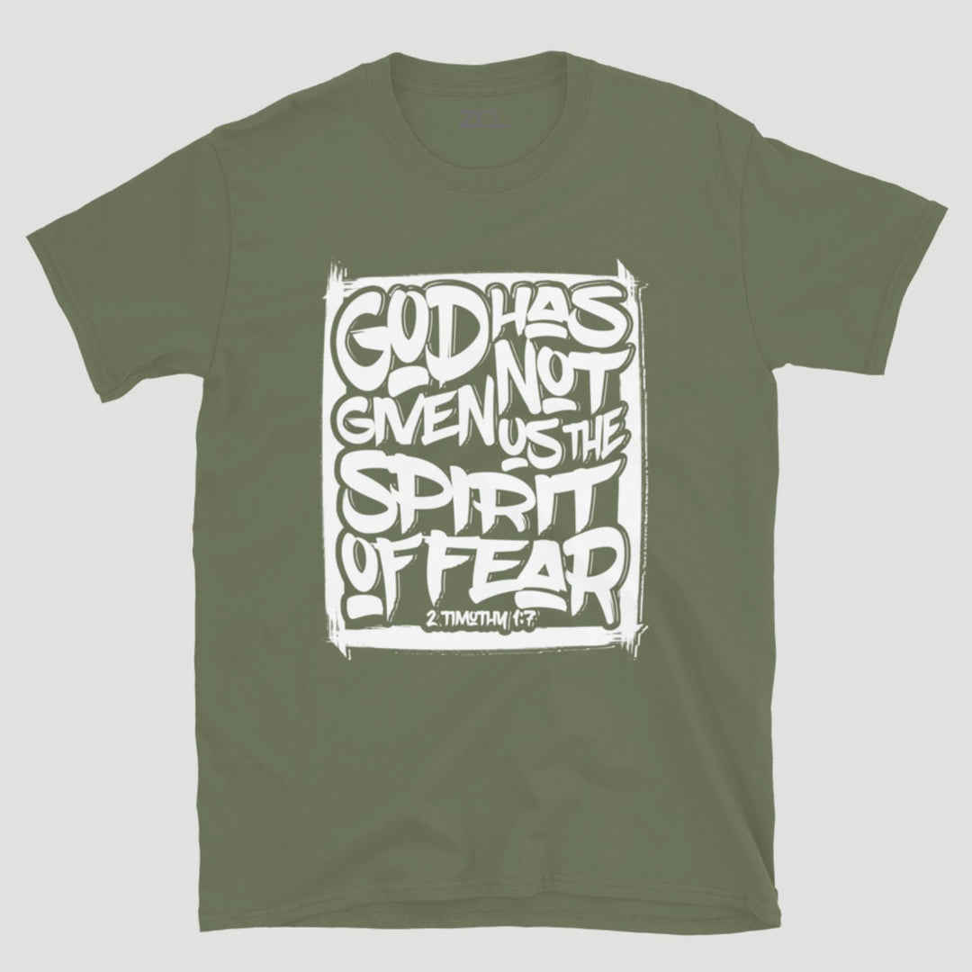 No Fear Tee (White Logo) - Zamage