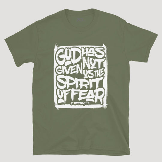 No Fear Tee (White Logo) - Zamage