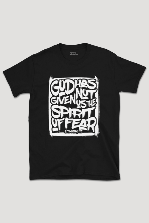 No Fear Tee (White Logo) - Zamage