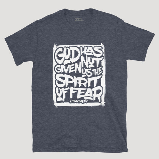 No Fear Tee (White Logo) - Zamage
