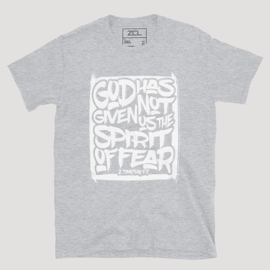 No Fear Tee (White Logo) - Zamage