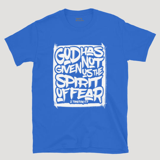 No Fear Tee (White Logo) - Zamage