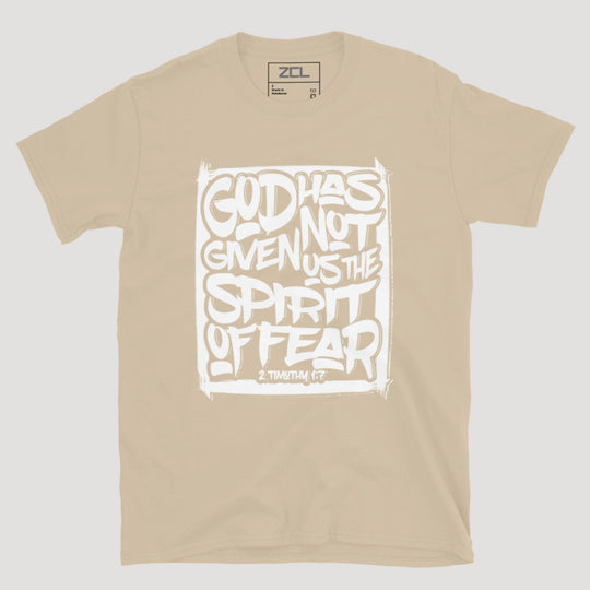 No Fear Tee (White Logo) - Zamage